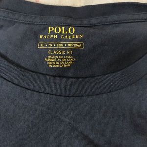 Ralph Lauren Pole Long SleeveTee shirt with pocket